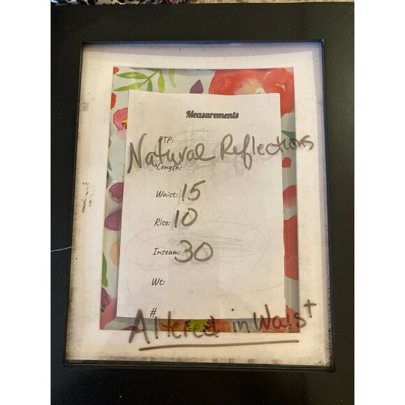 Natural Reflections Womens Jeans Sz ? 12  Flannel Lined Thick Denim Straight - Picture 12 of 12